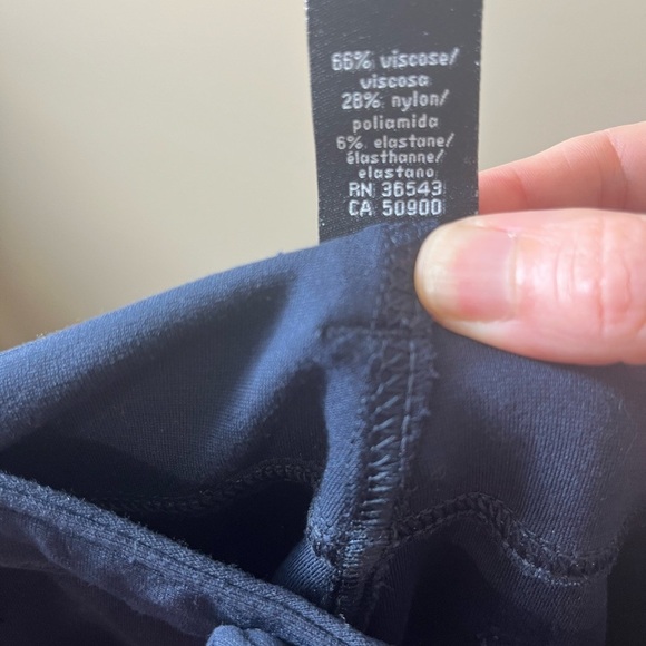 Calvin Klein Jeans Stylish Classy Navy Stretch Skinny Pants 6 Preppy Minimalist - Picture 9 of 10